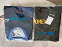 夏季速干短袖羽毛球服乒乓球运动服套装男女专业透气比赛服两件套 3125男款蓝色套装028黑金 2XL 实拍图