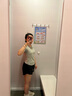 骆驼（CAMEL）瑜伽套装女健身运动服五件套YK2225L5493冰灰绿S 实拍图