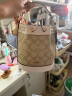 蔻驰（COACH）【官方授权店】女包DEMPSEY小号水桶包斜挎包送女友老婆礼物 C5121IMDQC浅卡其色(保税仓) 实拍图