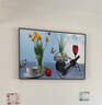 铃桐餐厅画单联画客厅挂画单幅装饰画水果壁画房间墙画酒店玄关有框画 01款高清冰晶面 70*100厘米[黑色]铝合金外框 实拍图