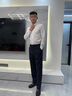 九牧王男裤西裤男春夏季新款商务休闲西装裤宽松抗皱 父亲节礼物 【抗褪色】合体版黑色TA2EF10153 34 码175/84A (2.58)尺86cm 实拍图