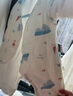 童泰新生婴儿衣服连体衣夹棉秋冬季0-6月初生宝宝纯棉加厚哈衣爬服 蓝色云朵 52cm (建议0-2个月身高50-55cm) 实拍图