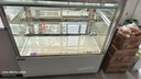 米沙熊 Misha  商用展示柜冷藏  甜品水果蛋糕寿司商用保鲜柜风冷无霜 玻璃甜品展示柜 直角后开门+风冷除雾  白色 落地三层长1.2米宽0.65米高1.2米 实拍图