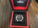 天梭（TISSOT）【新年礼物】瑞士1853手表 新款速驰系列计时运动防水石英男表 黑盘皮带T116.617.16.057.00 实拍图