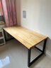 恬梦实木电脑桌台式家用简易书桌简约卧室学习写字桌办公长条桌子 标准版:180*80*75桌面厚5公分 实拍图