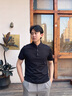 劲霸男装男士polo衫男纯色时尚休闲百搭多彩夏季短袖|FTBG2381 黑色 L 实拍图