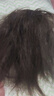 新款遮白发刘海补发片逼真头皮假发女片头顶真发增发量蓬松高颅顶 【模特金丝波点款】中分7_11棕色 实拍图