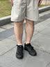 安踏男鞋运动鞋2026秋季男士皮面防水防滑网面透气轻便户外干活跑步鞋 黑/白-6【月销1000+】 40 (250mm) 男 实拍图