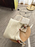 CinvaiKrose包包女包腋下包2025新款小众软面托特包休闲斜挎包生日礼物送女友 米白色 实拍图
