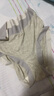 MsShe[3件59元]大码女装中高腰无痕透气抗菌裆桑蚕丝内裤胖妹妹200斤 【无痕烫印字母款】浅草绿色现货 1条 4XL （适合160-200斤） 实拍图