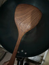 高档真宗乌檀木锅铲无漆无蜡加长铲子防烫炒菜铲不粘锅专用木铲子 【高硬度】乌檀木-中号炒菜铲 实拍图
