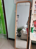 家逸全身镜落地穿衣镜子贴墙实木壁挂试衣镜现代简约化妆镜子JM089 实拍图