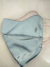 浙锦100%真丝口罩夏季男女桑蚕丝立体防晒口罩防紫外线防风防尘高颜值 猫耳款—素青 实拍图