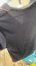 罗蒙（ROMON）短袖t恤男夏季纯色polo中青年凉感翻领T恤衫S3T258406黑色190 实拍图