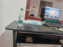 汤能优品电脑桌台式家用电竞游戏桌简约卧室书桌办公学习桌学生写字小桌子 单桌-耀黑140*60【C型加固钢架】 实拍图