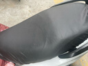 华饰 电动车坐垫套防水防晒电瓶车摩托车座套防雨隔热皮革四季通用防刮花坐垫罩 万能坐垫套 通用款 实拍图