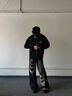 OEMG美式哈灵顿水洗外套男士春秋夏季潮牌帆布短款工装立领情侣夹克 黑色 XL 【建议135-155斤】 实拍图