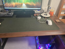木藝生原创电脑桌台式家用办公书桌卧室电竞桌椅套装碳纤维竞技游戏桌子 高端玩家M9系黑胡桃25mm手工斜面 长120宽60高75cm 实拍图