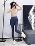 徽昂运动裤女瑜伽裤瑜珈服跑步裤健身裤骑行紧身速干长裤假两件黑L 实拍图