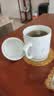 九楼阁景德镇大容量陶瓷茶杯男办公带盖釉中彩高白瓷水杯超大号茶具礼物 国色天香 500ml1个中号不带描金 实拍图