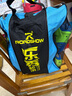 乐秀（ROADSHOW） 溜冰鞋儿童全套装初学者闪光一体刀架旱冰鞋男女RX1S直排轮滑鞋 蓝绿八轮全闪套装【送礼包】 M (32-35适合4-7岁) 实拍图
