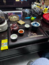 唐丰原木柯木功夫茶具茶盘 实木茶盘 茶托茶台 蓄水接水管双用式 一路有你茶盘(大)蓄水款 实拍图