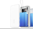 vivo【3C认证可上飞机】原装充电宝45W双向快充20000毫安移动电源自带线适用iQOO华为苹果小米手机平板 45W自带线充电宝（云峰白）20000毫安 实拍图