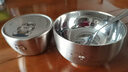 美厨（maxcook）316L不锈钢碗 汤碗双层隔热 儿童饭碗餐具面碗13cm MCWA8755 实拍图