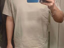 棉的美学230G新疆纯棉夏季重磅短袖t恤纯色圆领半袖宽松百搭休闲打底衫 「40°都清爽」酷飒黑 4XL 「推荐185-200斤」 实拍图