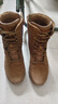 际华三零六六新式棕色作战靴男作战鞋高帮轻便侧拉链登山鞋防砸耐磨真皮户外靴 【旗舰款棕色靴-两双鞋垫】 41 码（255） 实拍图