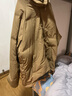 马登工装 美式休闲白鸭绒羽绒服户外防风面包服保暖外套男冬新年战袍 卡其色 3XL 实拍图