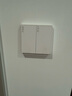 Aqara绿米联创无线开关E1随意贴双键 遥控开关已接入米家/HomeKit 白色 实拍图