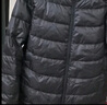 真维斯（JEANSWEST）羽绒服女轻薄短款冬季立领修身保暖显瘦加绒外套女黑色S 实拍图