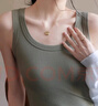 猫人吊带背心女【莫代尔棉】2026新款春夏外穿遮副乳美背内搭打底上衣 实拍图