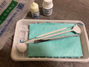 奕康本草粘牙胶水医用假牙粘合剂粘结稳固修复金属烤瓷牙强力进口保丽净 豪华版【三甲医院同款】全套工具 实拍图