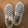 VANS范斯中性鞋Slip-On VR3低帮经典帆布鞋休闲鞋 一脚蹬 棋盘格 37 实拍图