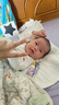 evebaby婴儿枕头宝宝云片枕0-1-3岁婴幼儿6个月以上新生儿童枕巾夏季透气 喵喵枕 粉 (0-1岁 高0.5cm） 实拍图