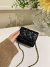 viney新款斜挎包包女包轻奢迷你小包单肩包送生日情人节礼物女朋友老婆 【黑色小号】新年送女生高档实用手机包 时尚品牌小众休闲链条包 实拍图