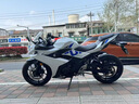 二手铃国四木GSX250双缸水冷小R燃油重机车摩托车跑车可上牌过户 白色 手续齐全可上牌 实拍图