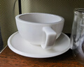 MHW-3BOMBER轰炸机咖啡泽田杯 陶瓷杯意式咖啡杯 专业拿铁艺术拉花杯压纹 【加厚杯口】泽田杯-杏仁色280ML 实拍图