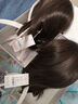 佰丝堂假发女真发中年头顶补发片遮白发增加发量全真人发丝女士长直发 深棕色 【法式刘海9*14】 30厘米 实拍图