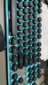 惠普（HP）K10F机械手感键盘 有线键盘电竞游戏专用台式电脑办公键盘 26键无冲 高颜值黑色键帽冰蓝光 实拍图