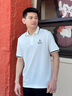 卡宾男装凉感Polo衫短袖翻领上衣商务T恤 米白色12 实拍图