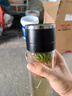 梵昇昱一键开盖玻璃杯车载双层防烫茶水分离杯子速开泡茶杯男士开车专用 黑色500ml 实拍图