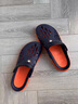 PointZerone2025新款防臭男士外穿凉拖鞋男夏季洞洞鞋防滑凉鞋男防水沙滩鞋男 海蓝橙 41 标准运动鞋码 实拍图