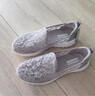 斯凯奇（SKECHERS）单鞋女鞋夏季蕾丝网面透气健步鞋平底浅口百搭软底休闲鞋896020 实拍图