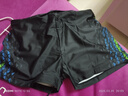 李宁（LI-NING）泳裤男士宽松游泳裤高档温泉平角泳衣单条123 黑色3XL 实拍图