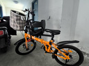 凤凰（Phoenix）可折叠自行车超轻便携放后备箱男女士成人上班学生儿童免安装单车 免安装/钢架【单速条轮橙】 20寸【参考身高145-175CM】 实拍图