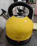 格立高（Geligao）电热水壶烧水壶开水器304不锈钢电水壶自动断电大容量3-4人家用防溅出水口设计可折叠提手煮茶器 3L 柠檬黄 实拍图