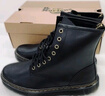 马丁（DR.MARTENS）Zavala西部靴男女款春季舒适轻量黑色工装风马丁靴父亲节礼物 黑色 36 实拍图